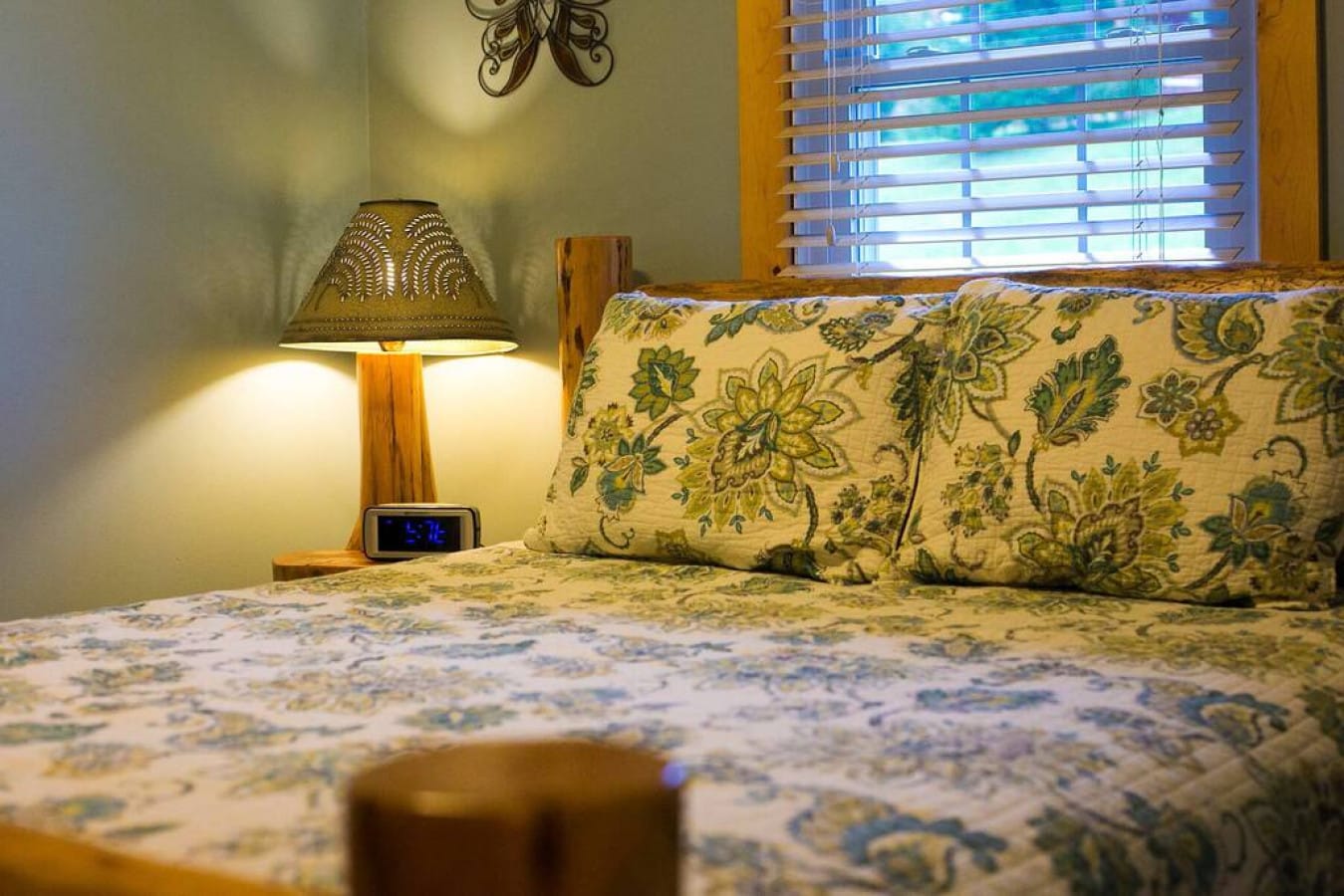 Queen bedroom in the Hope Suite